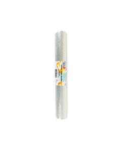 Silver Glitter Table Runner 33cmx2m