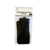 Black Short Plain Gloves Child