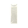 Silver Rhinestone Stickers 12mm 80pc