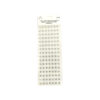 Silver Rhinestone Stickers 8mm 112pc