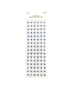 Blue Rhinestones Stickers 96pc