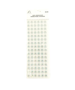 Iridescent Rhinestones Stickers 96pc