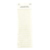 Ivory Heart Rhinestones Stickers 153pc