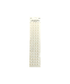Ivory Rose Rhinestone Stickers 10mm 68pc