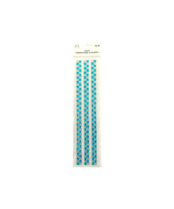 Blue Cube Rhinestone Stickers