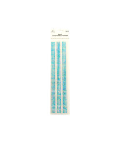 Blue Dot Rhinestone Stickers