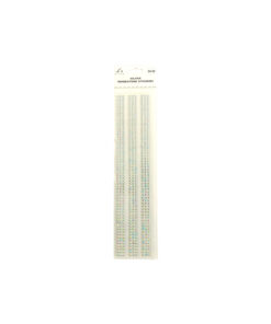 Silver Dot Rhinestone Stickers