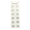 Transparency Butterfly Rhinestones Stickers