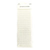 Off-White Flower Rhinestones Stickers