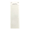 White Flower Rhinestones Stickers