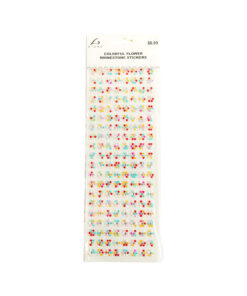 Colorful Flower Rhinestones Stickers