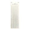 White Strip Rhinestone Stickers
