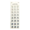 Iridescent Rhinestone Stickers 24pc