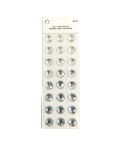 Iridescent Rhinestone Stickers 24pc