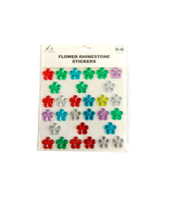 Flower Rhinestone Stickers 30pc