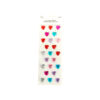 Colorful Heart Rhinestone Stickers 23pc