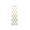 Iridescent Heart Rhinestone Stickers 23pc
