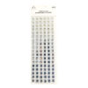 Silver Rhinestone Stickers 108pc