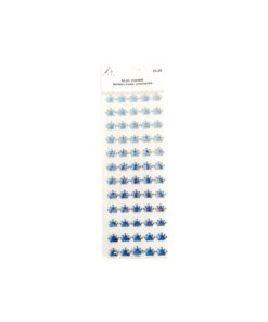 Blue Crown Rhinestone Stickers