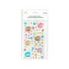 Colorful Shell Rhinestone Stickers 19.5x10cm