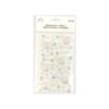 Iridescent Shell Rhinestone Stickers 19.5x10cm