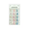 Iridescent Bear Rhinestone Stickers 15pc