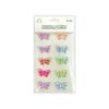 Iridescent Butterfly Rhinestone Stickers