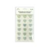 Iridescent Glitter Heart Rhinestone Stickers