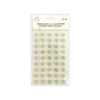 Iridescent Glitter Round Rhinestone Stickers