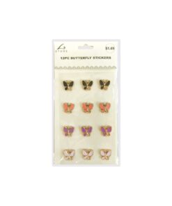 Butterfly Stickers 12pc