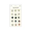 15PC Silver Round Mirror stickers 19.5x10cm