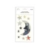 Silver Moon Mirror stickers 19.5x10cm