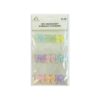 Iridescent Bowknot stickers 9pc