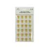 Gold Cross Rhinestone Stickers 24pc