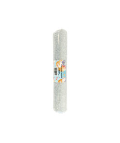 Silver Metallic Soft Table Runner 33cmx2m