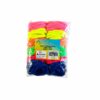 Neon Mix Hair Ties 5.5cm 100pc
