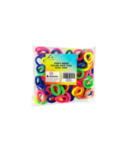 Neon Mix Hair Ties 2cm 100pc