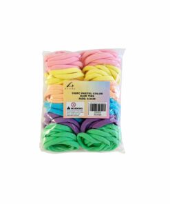 Pastel Mix Hair Ties 5.5cm 100pc