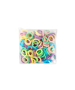 Pastel Mix Hair Ties 2cm 100pc