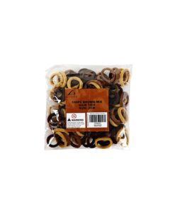 Brown Mix Hair Ties 2cm 100pc