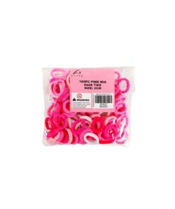 Pink Mix Hair Ties 2cm 100pc