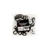 Black White Mix Hair Ties 2cm 100pc