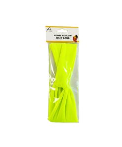 Neon Yellow Hair Band
