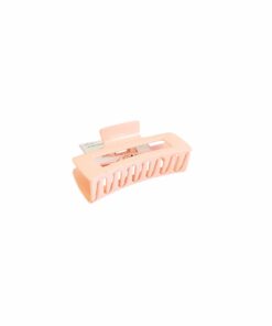 Pink Square Hair Clip 1pc