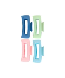 Square Hair Clip 1pc Assorted