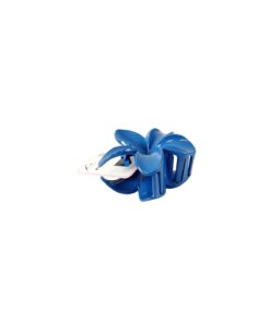 Navy Flower Hair Clip 1pc
