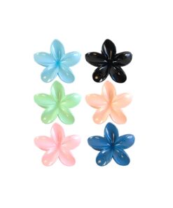 Navy Flower Hair Clip 1pc Assorted
