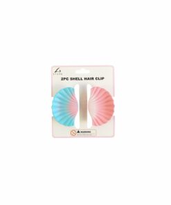 Frosted Shell Hair Clip 2pc