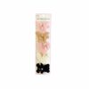 Pink Butterfly Fabric Hair Clip 5pc