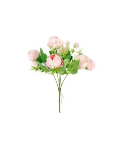 Camellia Bouquet 28cm 5 Branch Assorted